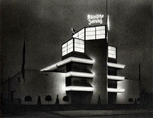 danismm:  Cologne newspaper building, Germany 1928. Arch. Werner