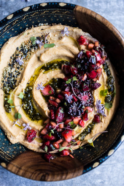 do-not-touch-my-food:  Summer Fruit Salsa and Miso Hummus 