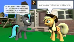 ask-the-out-buck-pony:Asked by ask-bounty-hunter-aj / kukotte xD