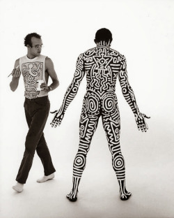 mummyqueerest: Keith Haring + Bill T. Jones, 1983 
