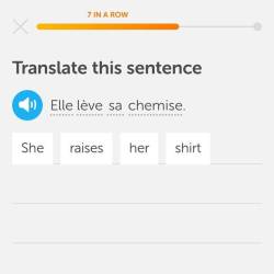 Well then. Seems my French lessons are getting rather saucy..