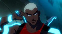 shadesandsupers:  Kaldur'ahm, son of Black Manta, is AQUALAD