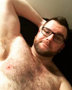 drew-bear84:  Missing my boy… Beard trimmed and tucked up in