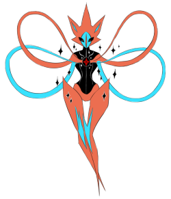 artghst: “ A strange Deoxys that was a result of a space virus
