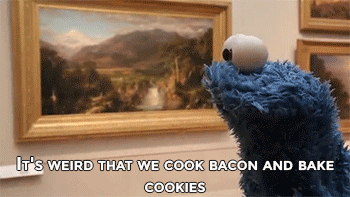 sizvideos:Simply Delicious Shower Thoughts with Cookie MonsterVideo - Via Siz iOS app
