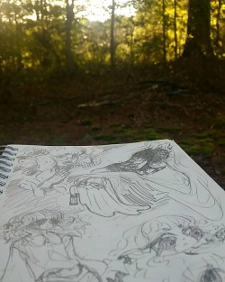 Sketching in nature is my favorite. I can’t wait until Autumn