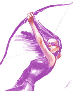 nimloth87:  …I’m not cool enough to draw Kate Bishop. I can’t