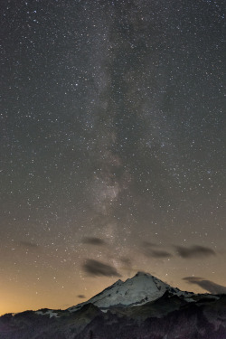 souhailbog:    Milky Way over Mt Baker   |   © Photographer