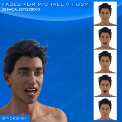 Give your Genesis 3 Male Character and M7 the right facial expression.