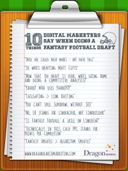 10 Things Digital Marketers Say When Doing A Fantasy Football