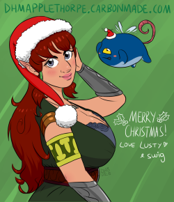 lusty-sketchies:  Merry Christmas =]<3 