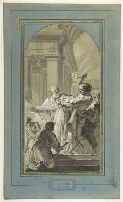 Jean-Baptiste Marie Pierre The Martyrdom of Saint Thomas Becket,