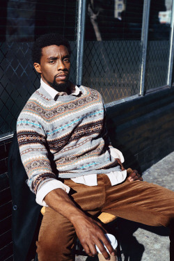 theavengers: Chadwick Boseman photographed by Bjorn Iooss for