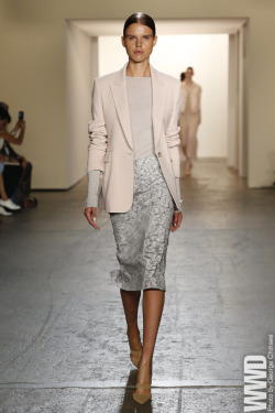 womensweardaily:  Wes Gordon RTW Spring 2015 “The dialogue