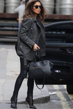 starstylecom:   Nicole Scherzinger wearing AllSaints Sinai Biker