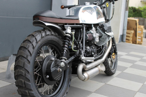 caferacerpasion:  Moto Guzzi Scrambler by Radical Guzzi | www.caferacerpasion.com