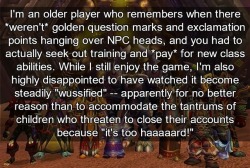 wow-confessions:   I’m an older player who remembers when there