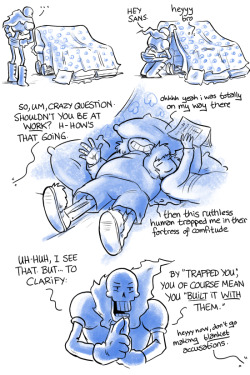 sansybones:  Sans is occasionally irresponsible but Paps knows