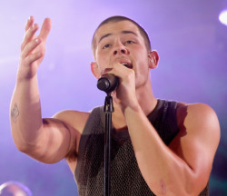 jobrosnews:  Nick Jonas performs onstage during The iHeartRadio