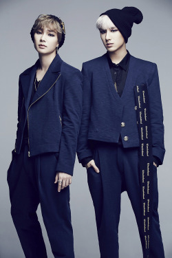 kpophqpictures-blog: [HQ] Boyfriend Jeongmin & Minwoo for