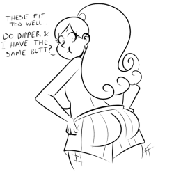 chillguydraws: Stream request of Maboobs trying on her brother’s