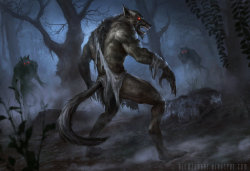 thetygre:  Wolf killer by blewzen   Wolfman