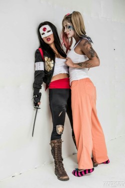 irishgamer1:  Harley Quinn and katana from Suicide Squad having