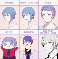 shouty-y:  Art Style Meme with Shuu ^o^ 