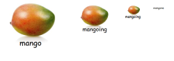 blue-author:  fangoriaaa:  shslequius:  mango is a funny word