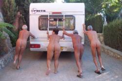 Nudists are kind people, they will always help their friends