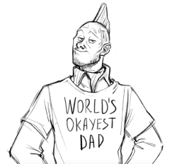 daryshkart:  Peter gave this shirt to Yondu as joke, but yondad