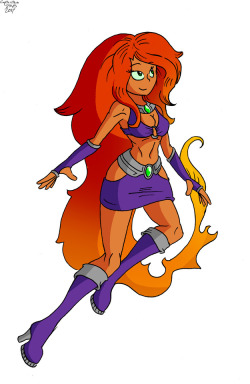 I’m not the biggest Starfire fan, I’m more of a Raven guy.