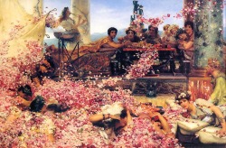 historyfilia:   The Roses of Heliogabalus by Alma-Tadema (1888)