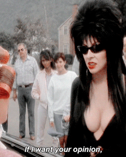 vintagegal: Elvira: Mistress of the Dark (1988)  <3 <3