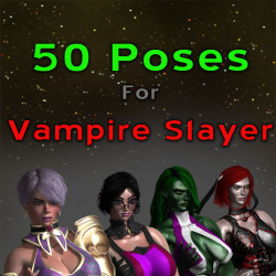 Now you can get a whole bunch of poses for your Vampire Slayer