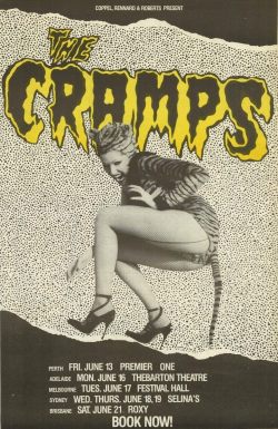 poisonivythecramps:  1986 Australian Tour 