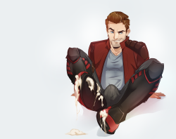 thensfwfandom: Anonymous commission. Featuring Star Lord *Edit*