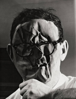 visualobscurity: Self-Portrait with Mask, New York, 1958.  Erwin