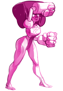 shnikkles:  Drawing Garnet is fun. I’m really trying with legs