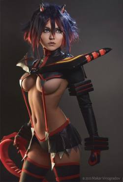 xxgeekpr0nxx:  Kill la Kill’s Ryūko Matoi by Jannet Vinogradova…left