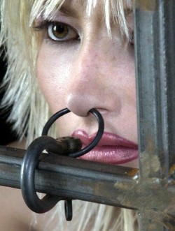 Septum piercing: the gift that keeps on giving. 