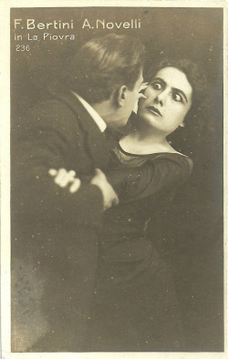  Amleto Novelli & Francesca Bertini ~ La Piovra (1919) 
