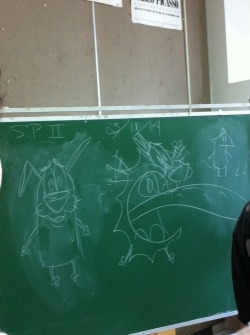 milkshakemartin:theunknowndimensions:Today in art class our teacher