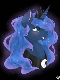 twilightsprinkle:  Princess Luna bust (MLP) by animorphsfan 