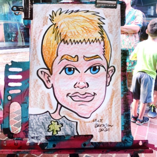 Caricature from a recent event   Thanks very much!  Molotow Brushliner