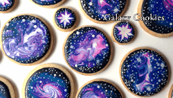foodiebliss:  How To Decorate Galaxy Cookies With Royal IcingSource: