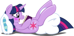 Twily reading an interesting book - vector by ThedarkNimbus 