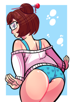 ninsegado91:  curvybuns:  Mei looked super CUTE on that last