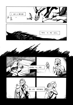   I Am a Bride  A short comic inspired by Finnish werewolf folklore