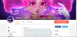 pescei:  Hey guys! I made a Patreon! If you want my art along